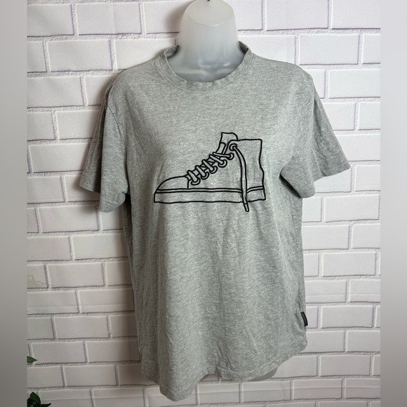 French Connection short sleeve men Gray T-Shirt/size M - Picture 1 of 8